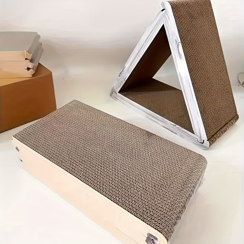 Triangular Stable Cat Scratching Post
