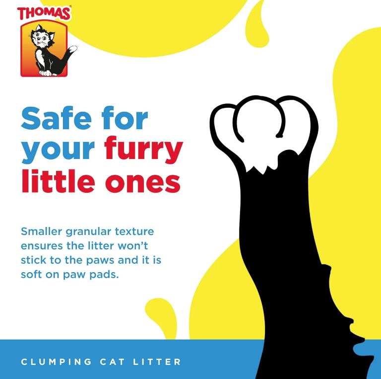 Thomas Natural Minerals Clumping Unscented Cat Litter