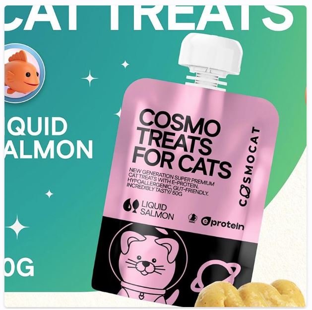 Cosmocat Liquid Salmon Cream Cat Treats