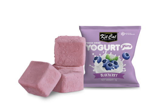 Kit Cat Freeze-Dried Yogurt Yums Blueberry Cat Treats
