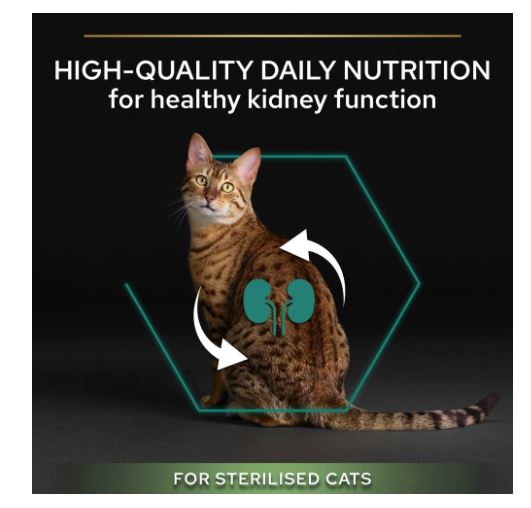 PURINA PRO PLAN Sterilised Adult Renal Plus Dry Cat Food with Turkey  1.5kg
