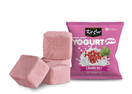 Kit Cat Freeze-Dried Yogurt Yums Cranberry Cat Treats