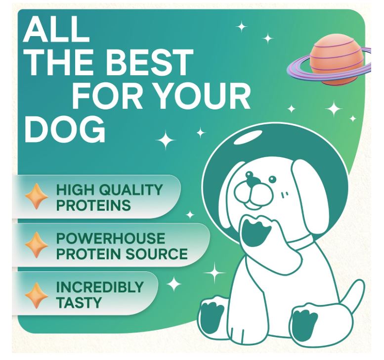 Cosmodog Salmon Sandwich Dog Treats Tube 150g