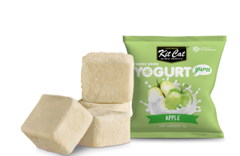 Kit Cat Freeze-Dried Yogurt Yums Apple Cat Treats
