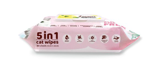 Kit Cat Grooming Wipes Lemon Scents