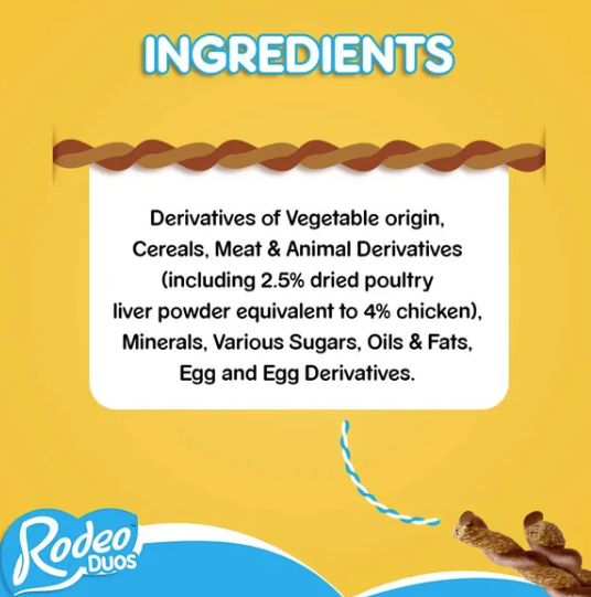 Pedigree Rodeo Duos Sticks Chicken Dog Treats