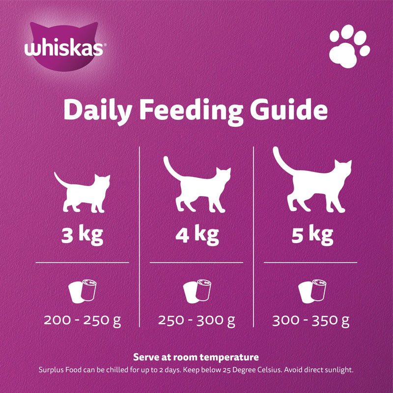 Whiskas Lamb Turkey and Vegetables Wet Cat Food Gravy 400g
