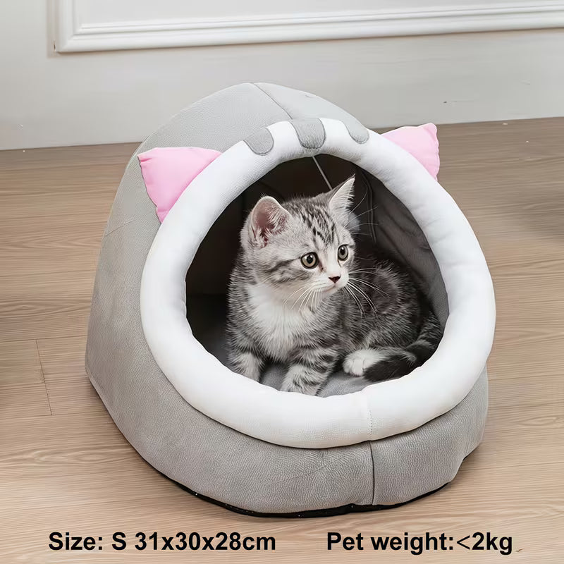 Cute Cat Bed Soft Kitten Mat Cozy Cat House