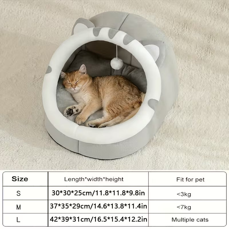 Cute Cat Bed Soft Kitten Mat Comfortable Cat House