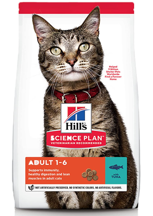 Hill’s Science Plan Adult 1–6 Dry Cat Food with Tuna   3kg
