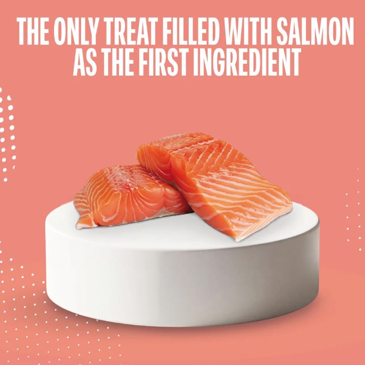 Schesir Snax Crunchy & Creamy Salmon Cat Snack 60g