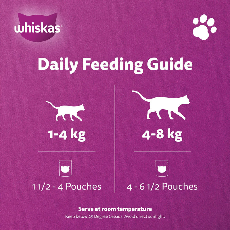 Whiskas Tuna Flavour in Jelly Wet Cat Food 80g