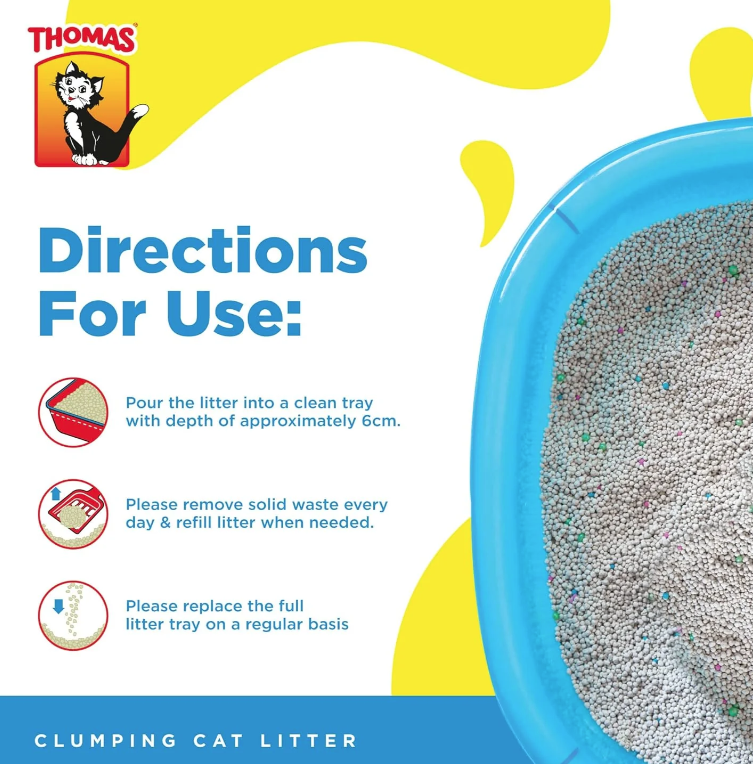 Thomas Natural Minerals Clumping Unscented Cat Litter