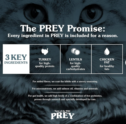 Taste of the Wild Prey Turkey Cat 2.72kg