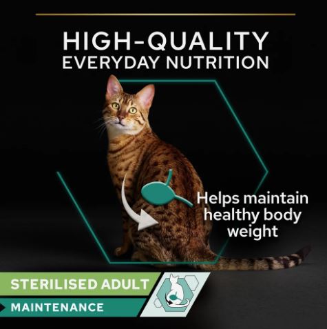 PURINA PRO PLAN Sterilised Adult Wet Cat Food Chicken in Gravy  26 × 85g