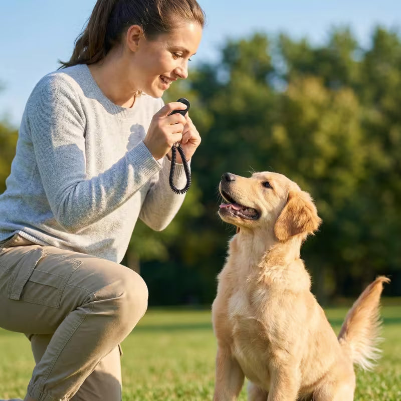 Cat and Dog Training Clicker with Wrist Band