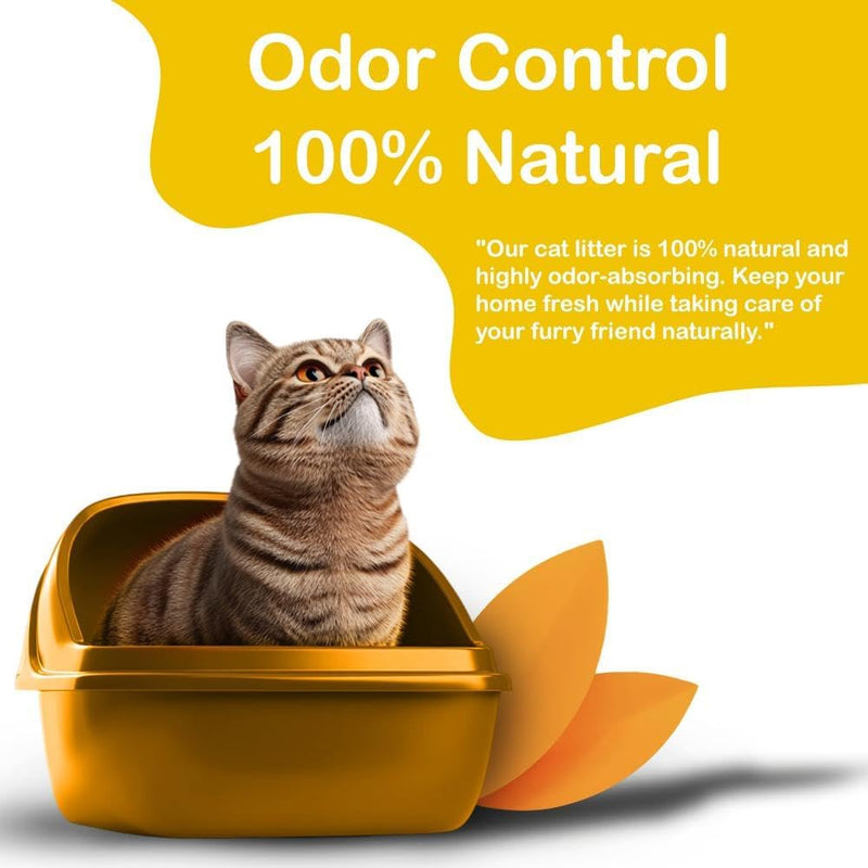 100% Natural Bentonite Cat Litter Carbon Active
