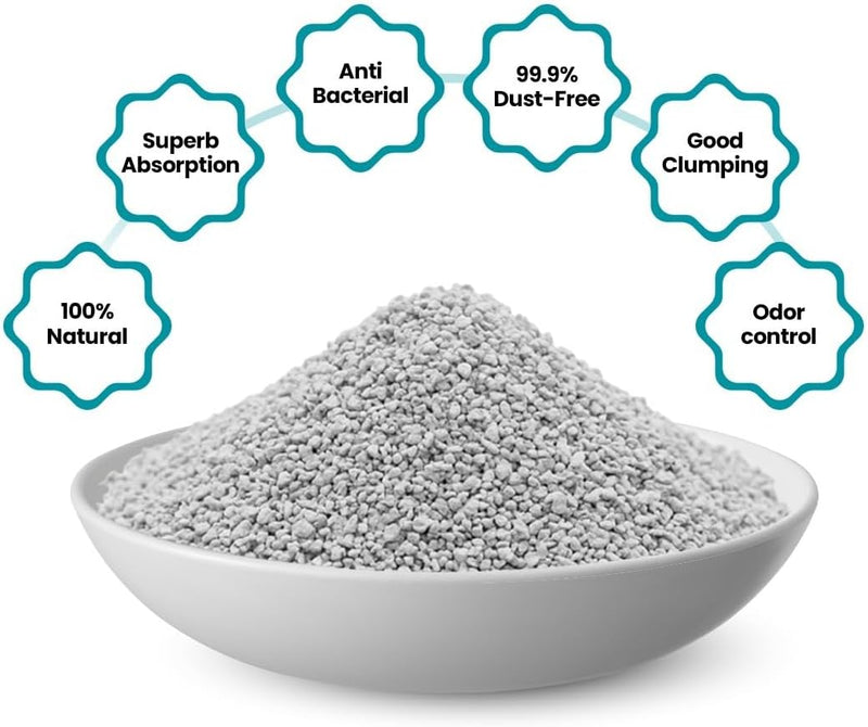 100% Natural Bentonite Cat Litter Carbon Active