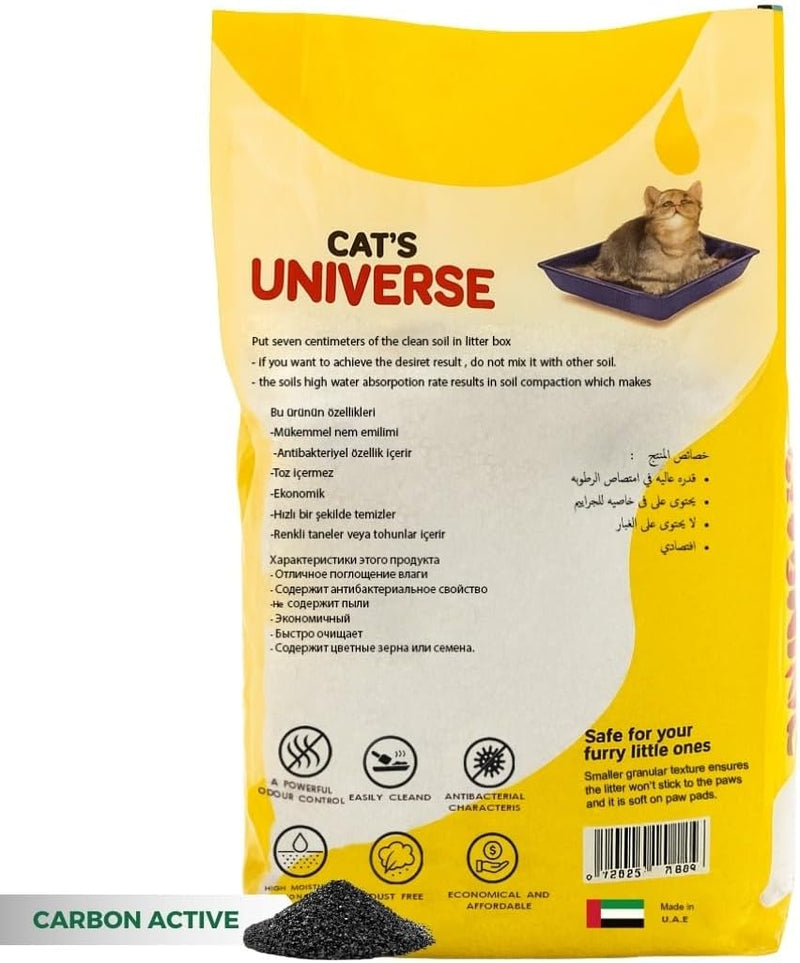 100% Natural Bentonite Cat Litter Carbon Active