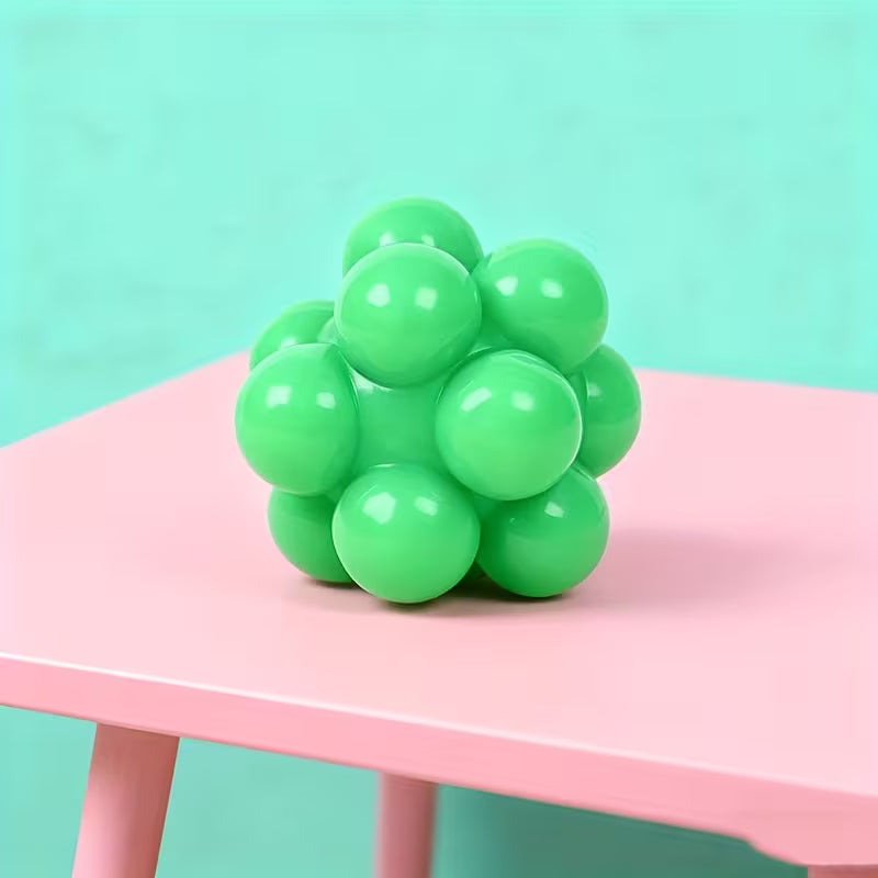Green High-Visibility Bounce Ball Cat Toy