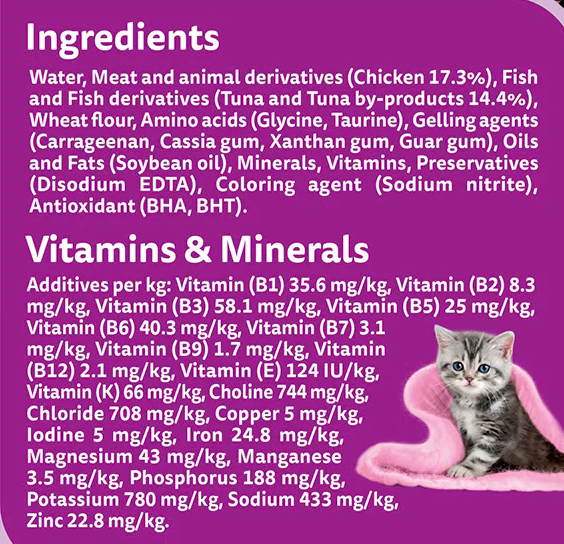 Whiskas Junior Tuna Wet Kitten Food