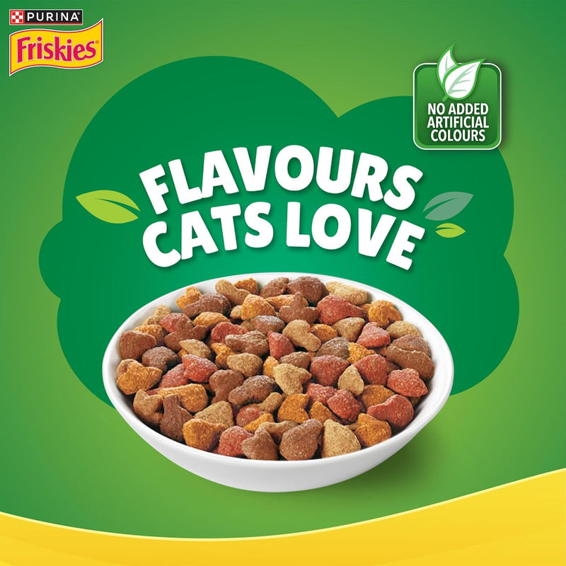 Purina Friskies Indoor Delights Adult Dry Cat Food – 1kg