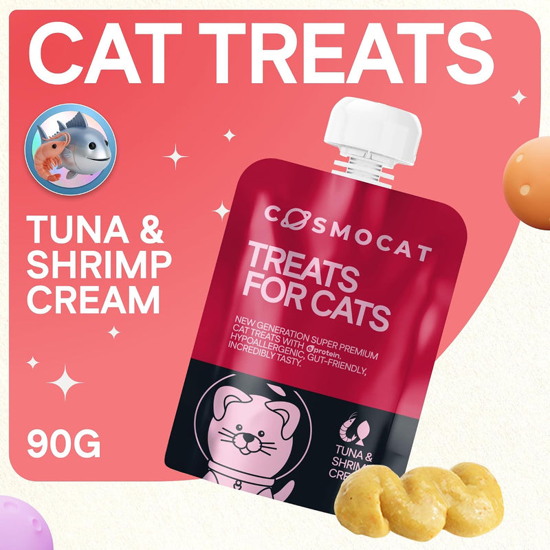 Cosmocat Tuna & Shrimp Cream Cat Treats