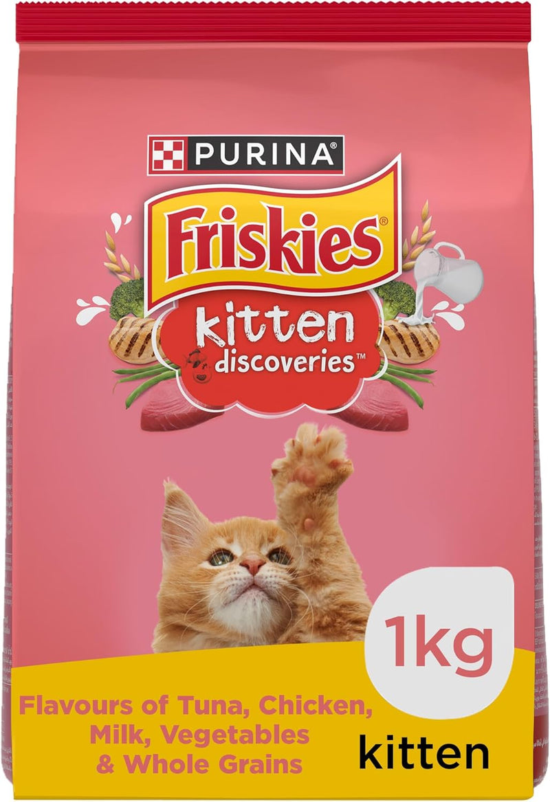 Purina Friskies Kitten Discoveries Dry Kitten Food – 1kg