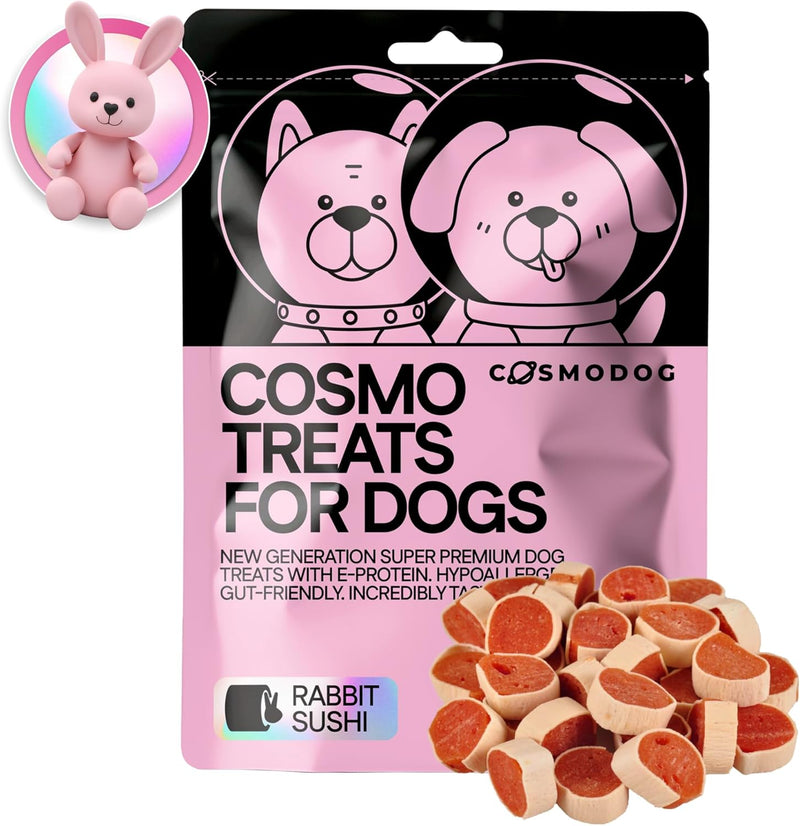 Cosmodog Rabbit Sushi Dog Treats Doypack