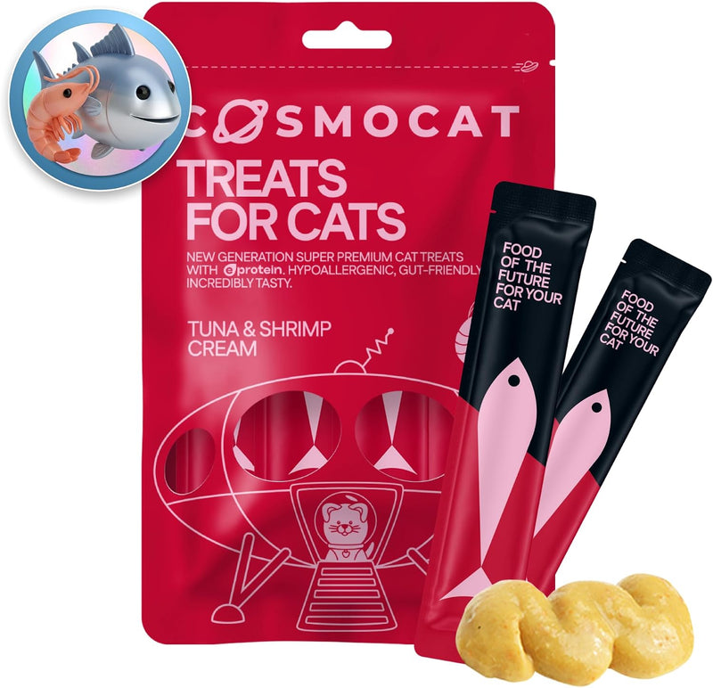 Cosmocat Tuna & Shrimp Cream Cat Treats