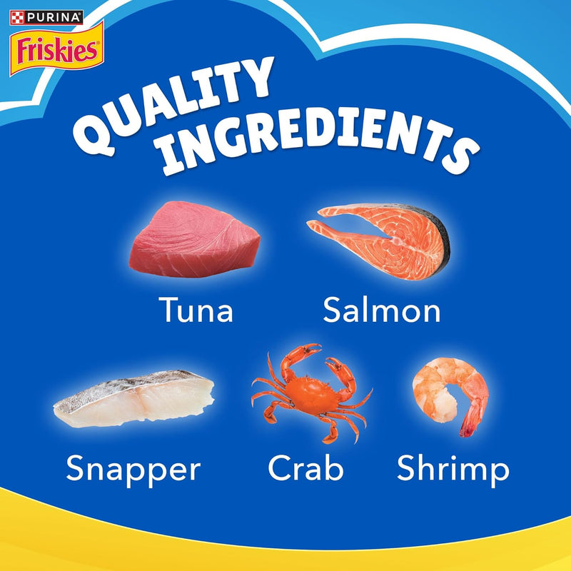 Purina Friskies Seafood Sensations Adult Dry Cat Food – 1kg