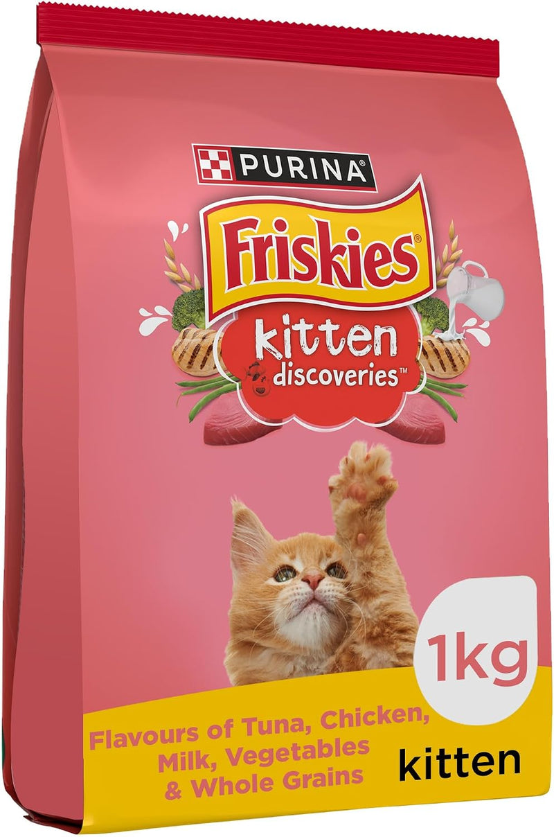 Purina Friskies Kitten Discoveries Dry Kitten Food – 1kg