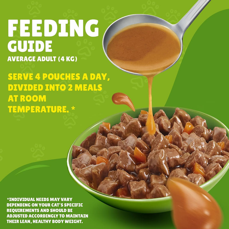 Purina Friskies Chicken Chunks in Gravy Wet Cat Food Pouch 85g