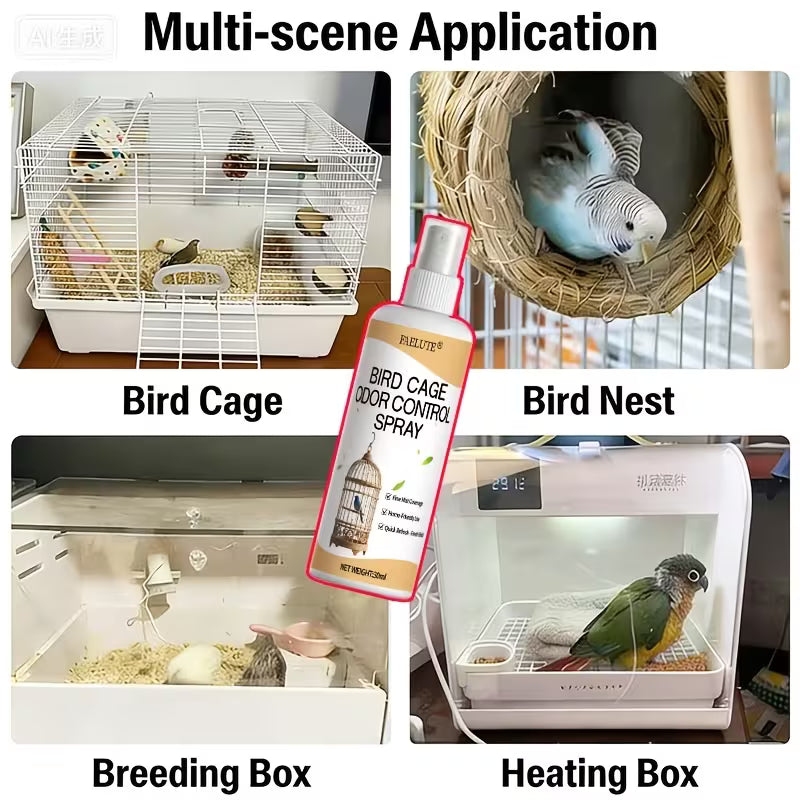 Lavender Deodorizing Cage Spray for Birds