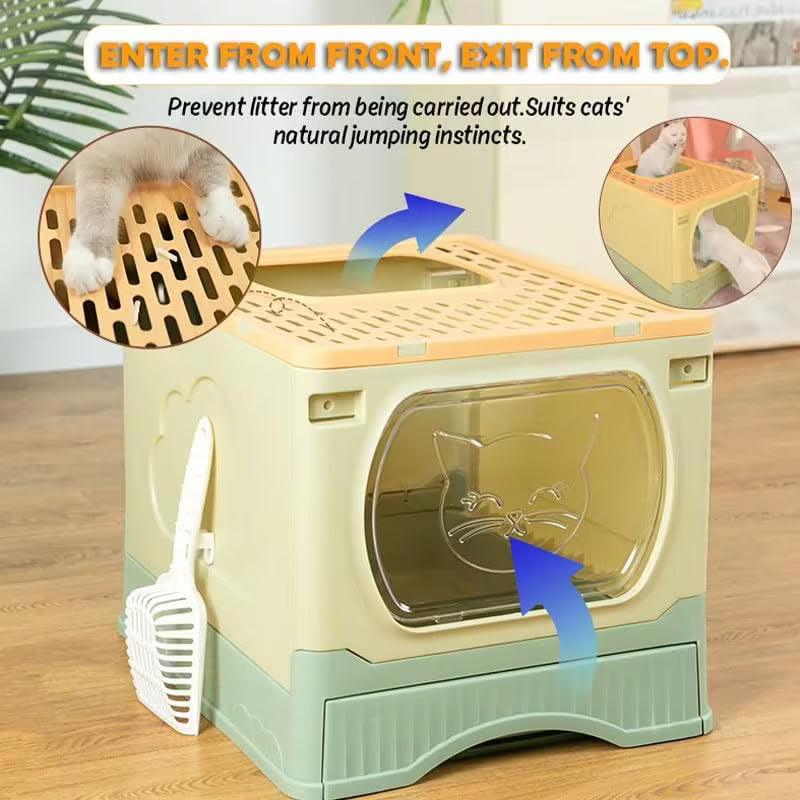 Foldable Cat Litter Box