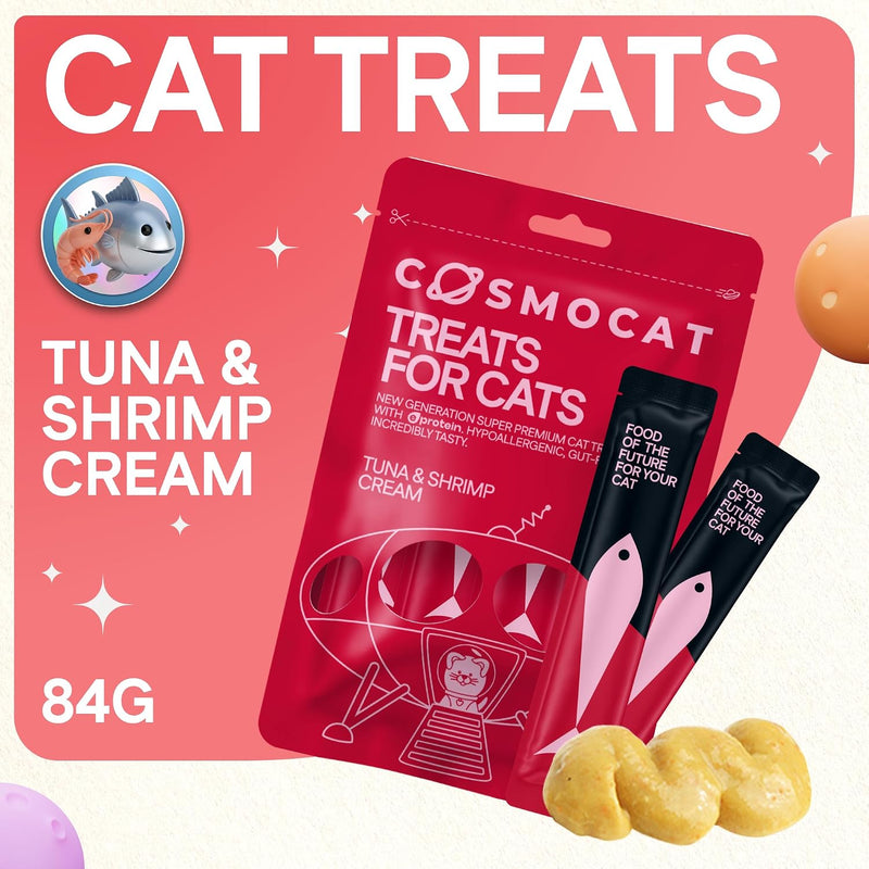 Cosmocat Tuna & Shrimp Cream Cat Treats