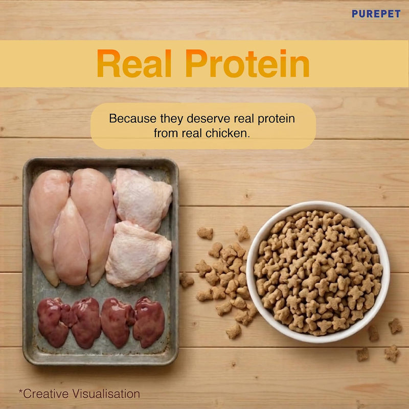 Purepet Adult Cat Food Real Chicken – 3kg