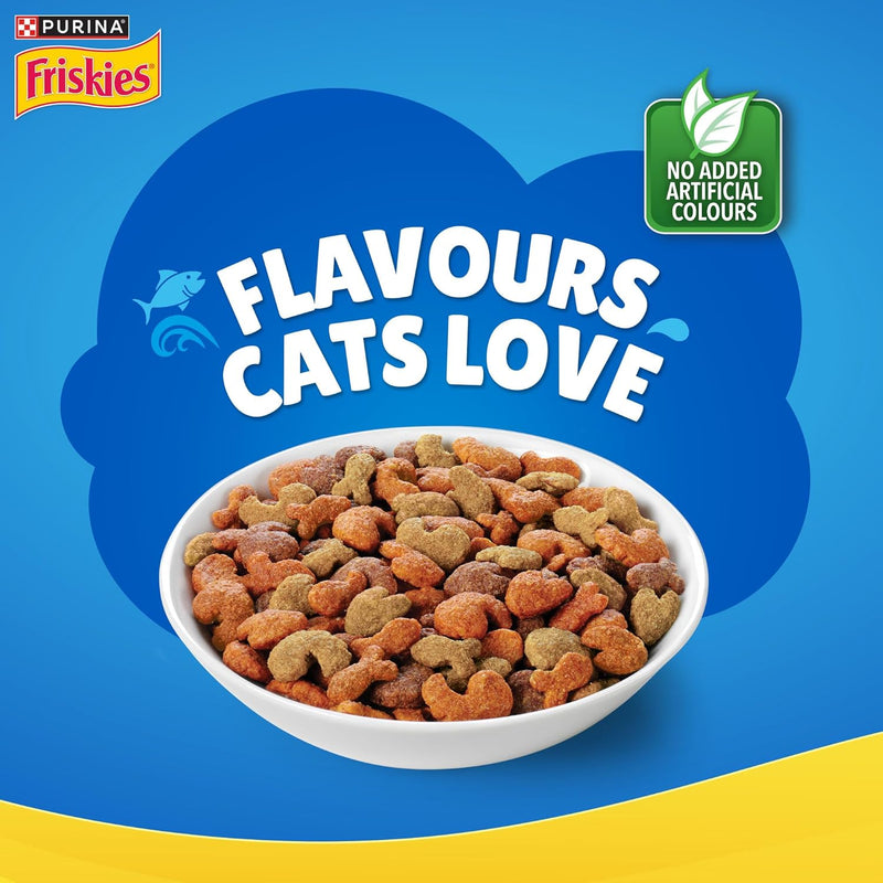Purina Friskies Seafood Sensations Adult Dry Cat Food – 1kg