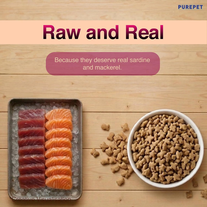 Purepet Adult Cat Food Tuna and Salmon – 3kg