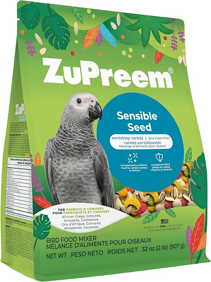 Sensible Seed Parrots and Conures 2 lbs (0.9 1kg)