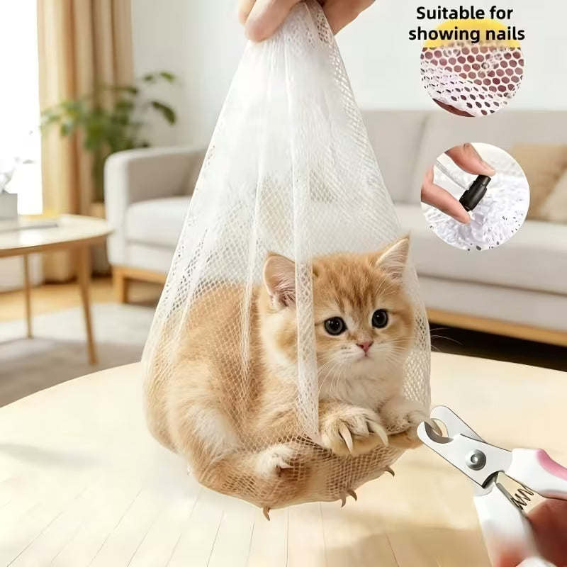Soft Mesh Nail Trim Bag