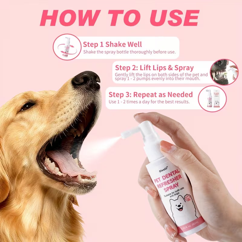 Pet Oral Spray for Cats and Dogs