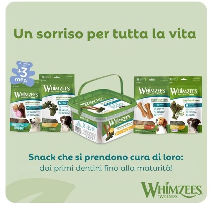 WHIMZEES Rice Bone Dental Dog Treats 9 Pieces 540g