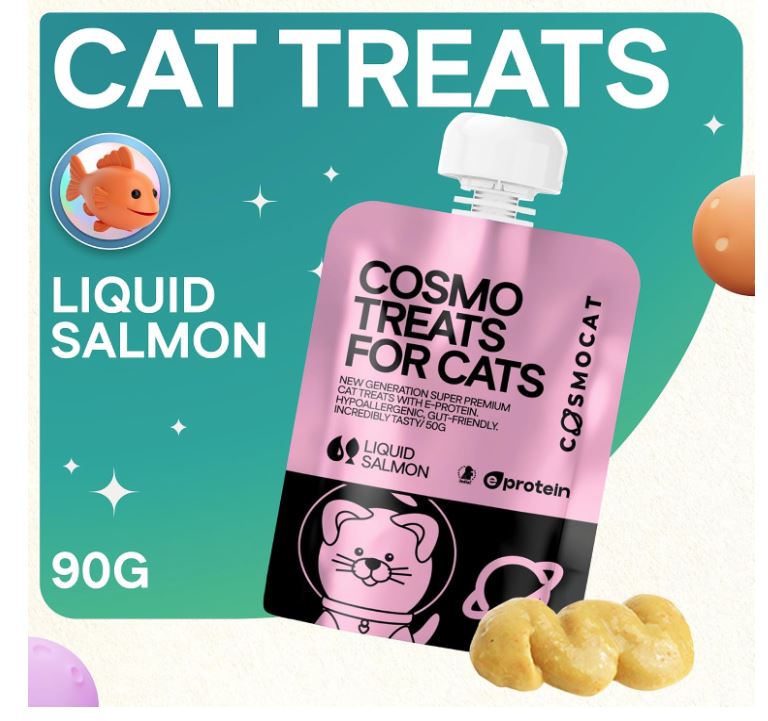 Cosmocat Liquid Salmon Cream Cat Treats