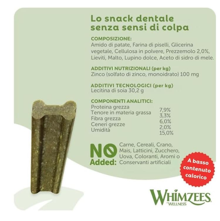 WHIMZEES Soft Dental Dog Treats Medium 14pcs 420g