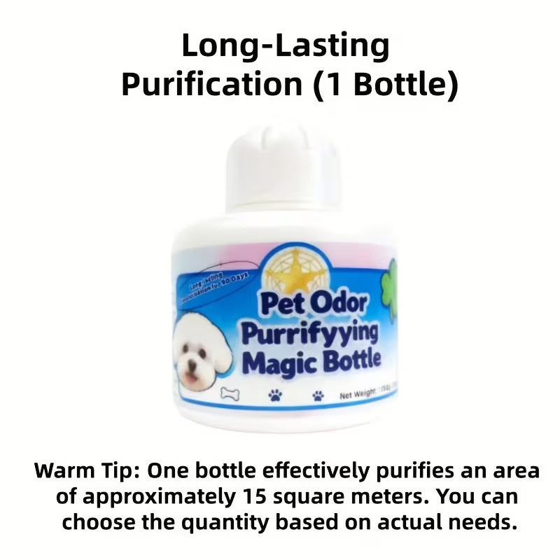 Pet Odor Purification Magic Bottle  90 Days Air Freshening Solution
