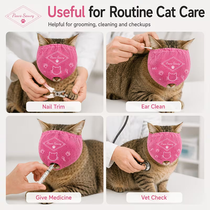 Adjustable Cat Anti Bite Muzzle