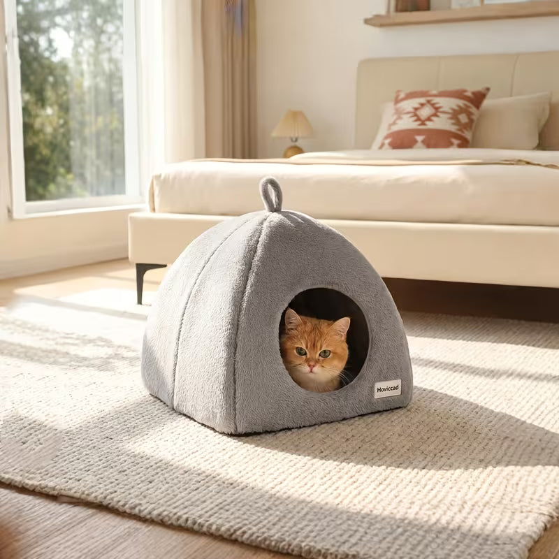 Cat Bed Cave for Indoor Cats