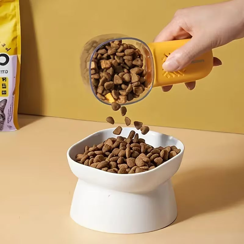 Cat Food Scoop with Measurement Markings