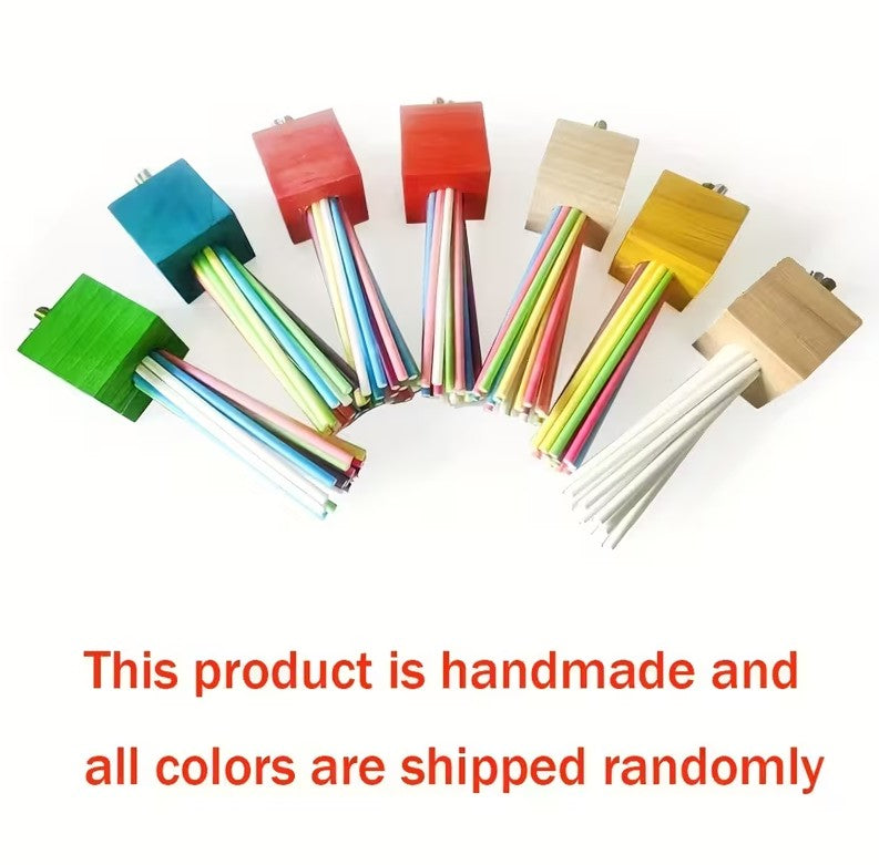 Colorful Wooden Parrot Toy